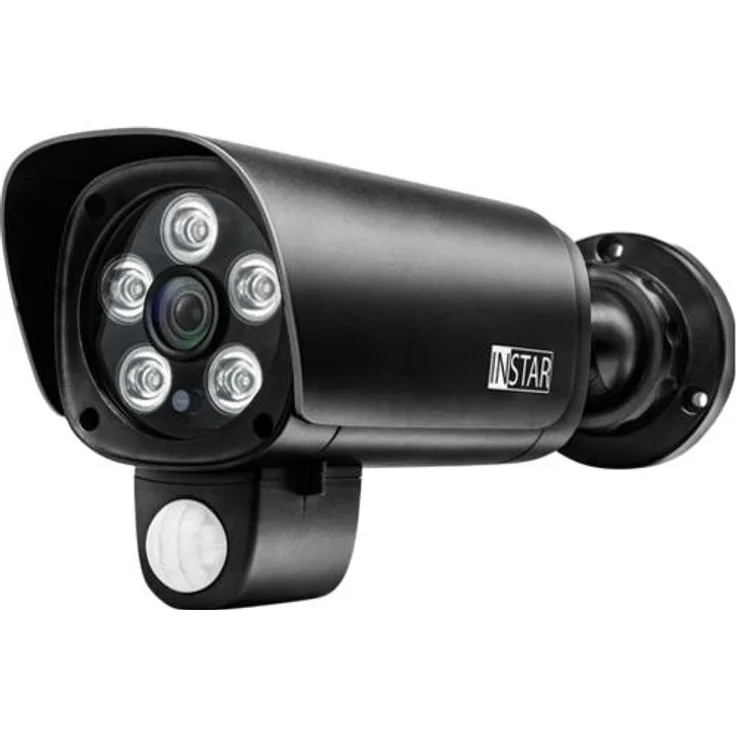 Instar IN-9008 Full HD Überwachungskamera, Außen, WLAN, Schwarz