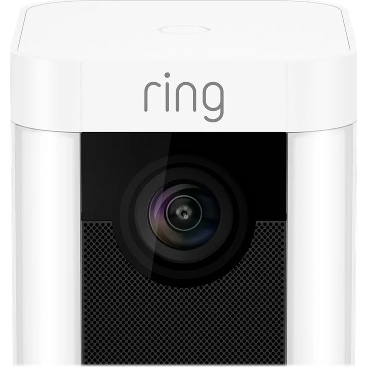 Ring Spotlight Cam Battery, HD Sicherheitskamera mit LED-Licht, Sirene und Gegensprechfunktion, Batterie betrieben, weiß – Bild 3