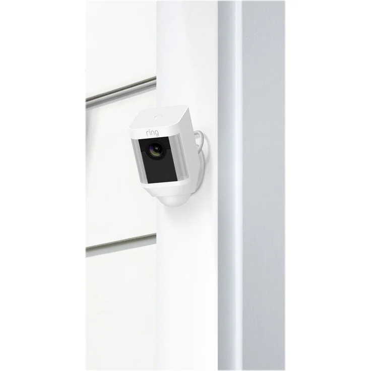 Ring Spotlight Cam Battery, HD Sicherheitskamera mit LED-Licht, Sirene und Gegensprechfunktion, Batterie betrieben, weiß – Bild 7