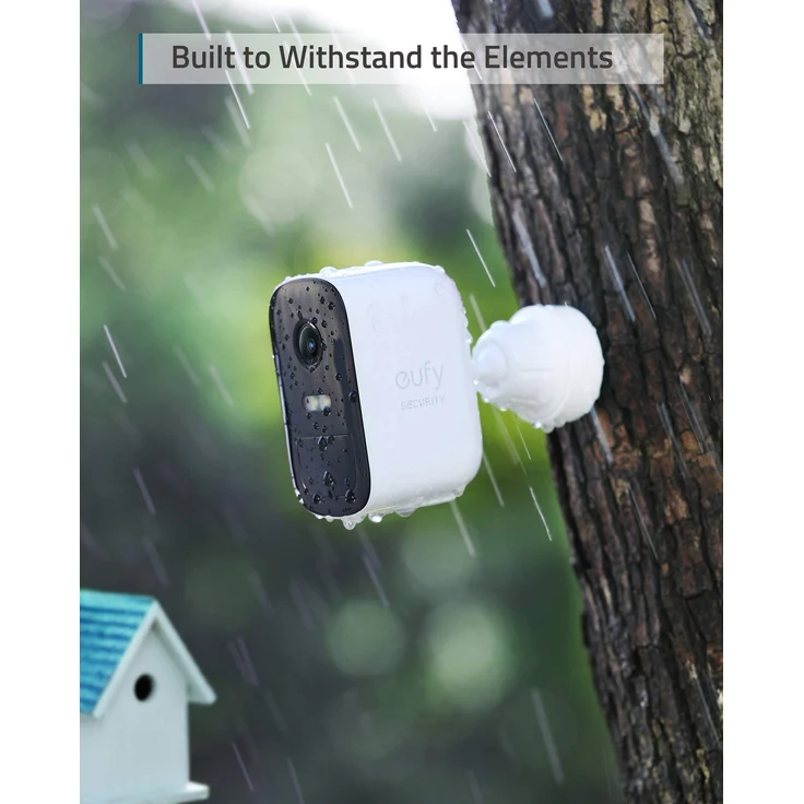 eufy Security eufyCam 2C Pro, Überwachungskamera außen, 2K Auflösung, 180 Tage Akku, kompatibel mit HomeKit und Solar Panel, IP67, Set 2+1, lokale Speicherung, Weiß (T88613D1) – Bild 5