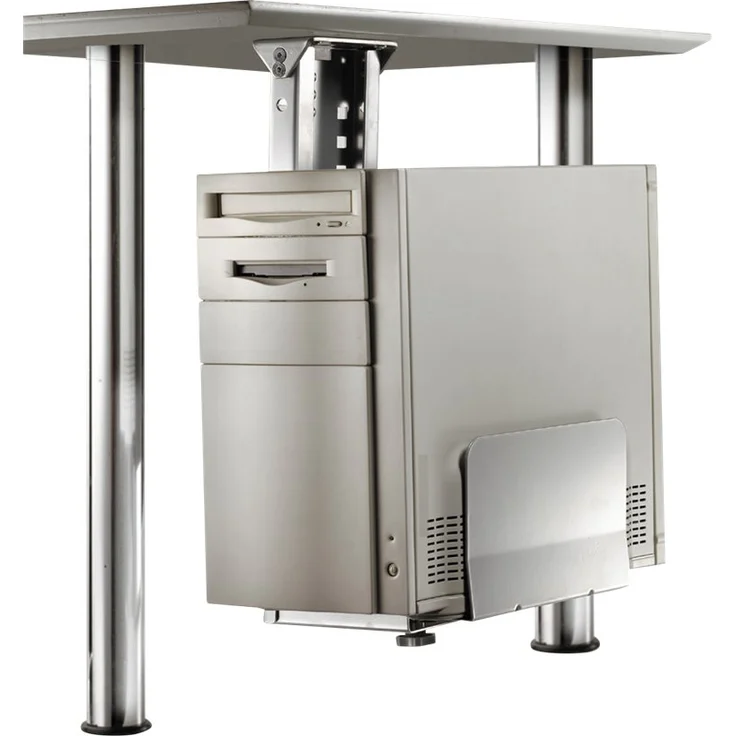 ROLINE PC Halterung , Computerhalterung Untertisch , Tischhalterung in silber – Bild 2