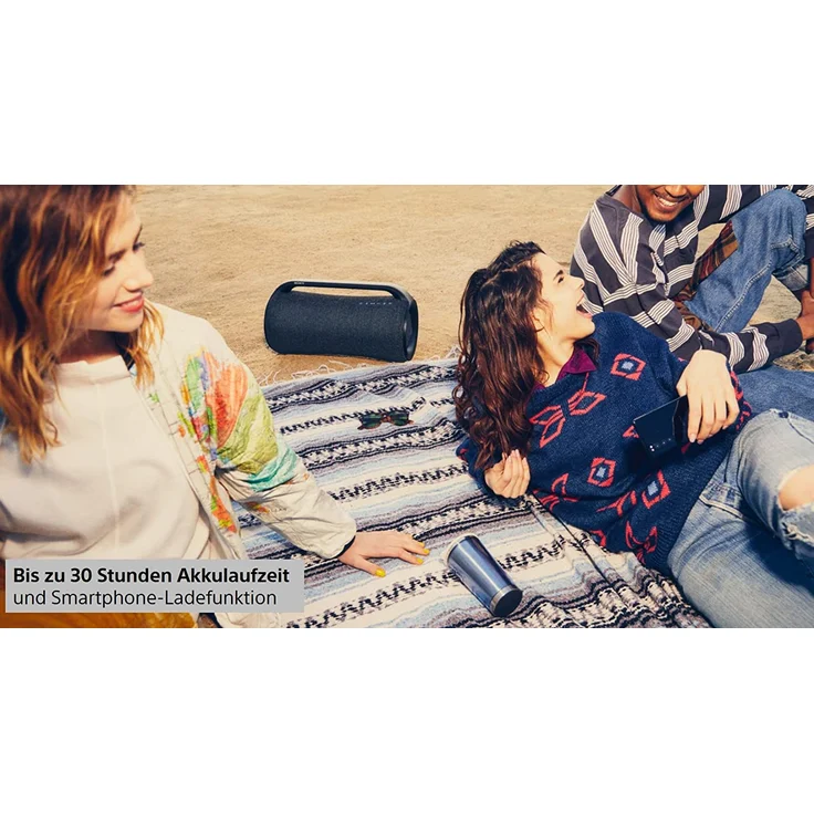 Sony SRS-XG500 Bluetooth-Lautsprecher mit BassBoost und Lichteffekten, IP66, schwarz – Bild 9