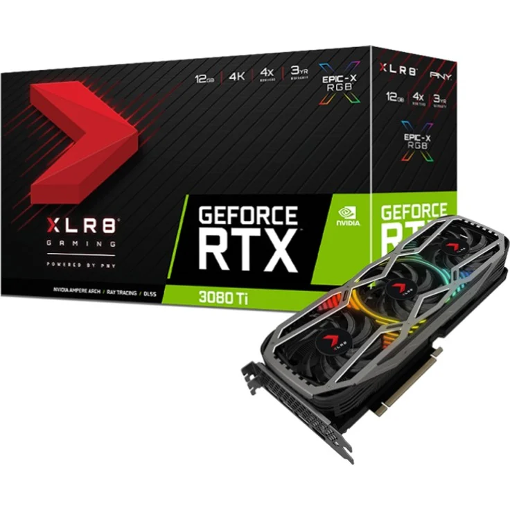 PNY VCG3080T12TFXPPB Grafikkarte NVIDIA GeForce RTX 3080 Ti 12 GB GDDR6X (VCG3080T12TFXPPB) – Bild 1