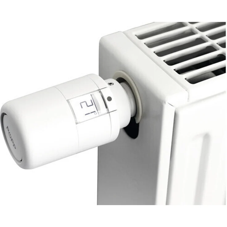 POPP ZigBee Heizungsthermostat, SmartThings & Amazon Alexa kompatibel - Heizungssteuerung via ZigBee Funk, Heizungsthermostat inkl. Adapter + Batterien, Heizkörperthermostat, weiß (POPZ701721) – Bild 9