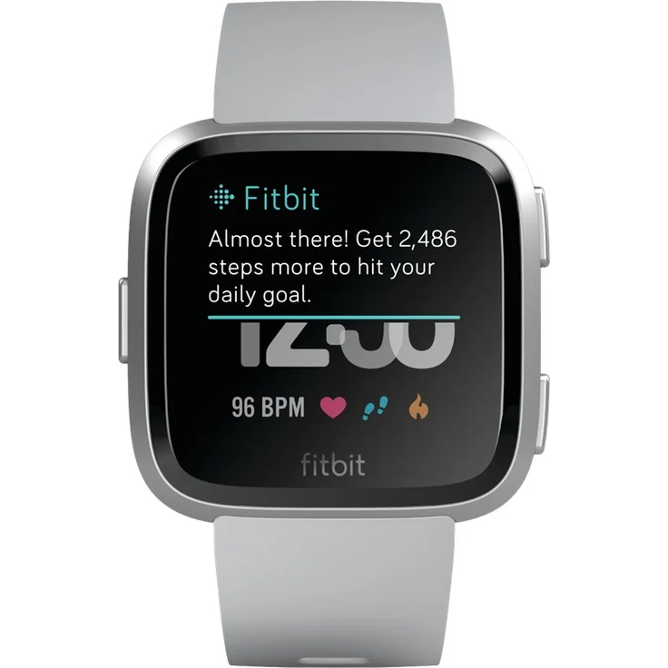 Fitbit Versa, Gesundheits & Fitness Smartwatch mit Herzfrequenzmessung, 4+ Tage Akkulaufzeit & Wasserabweisend bis 50 m Tiefe, Grau – Bild 9