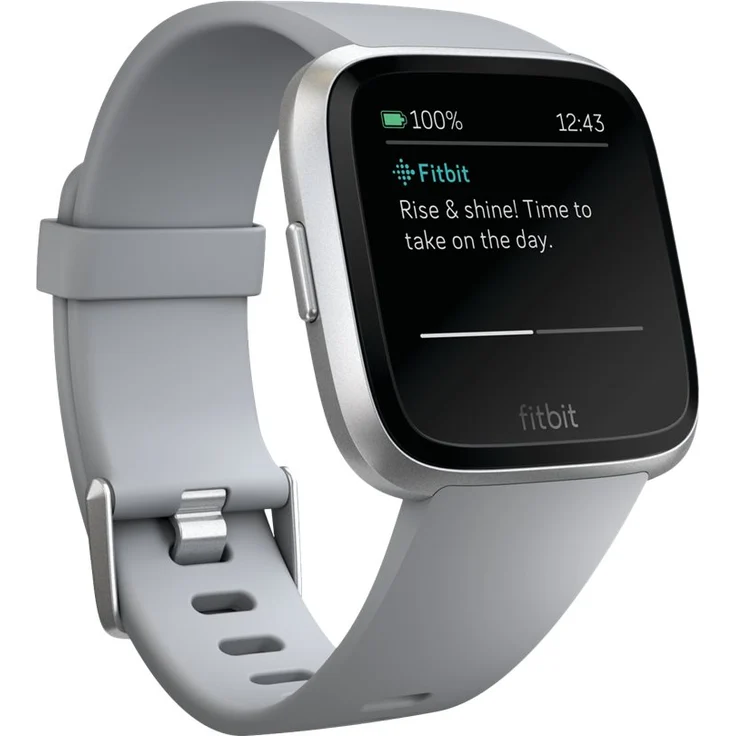 Fitbit Versa, Gesundheits & Fitness Smartwatch mit Herzfrequenzmessung, 4+ Tage Akkulaufzeit & Wasserabweisend bis 50 m Tiefe, Grau – Bild 8