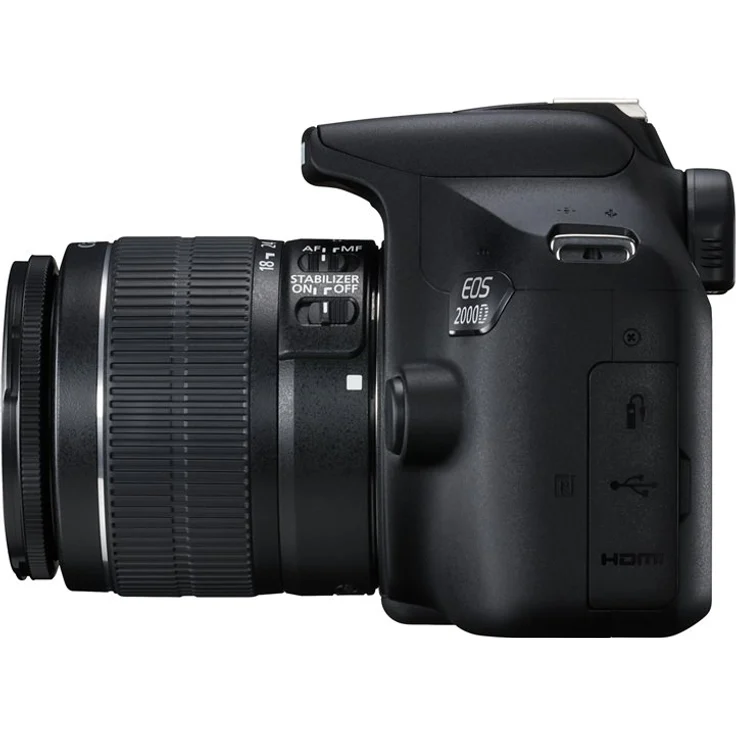 Canon EOS 2000D Spiegelreflexkamera (24,1 MP, DIGIC 4+, 7,5 cm (3,0 Zoll) LCD, Display, Full-HD, WIFI, APS-C CMOS-Sensor) inkl. EF-S 18-55mm IS II F3.5-5.6 IS II und EF 75-300mm F4-5.6 III schwarz – Bild 8