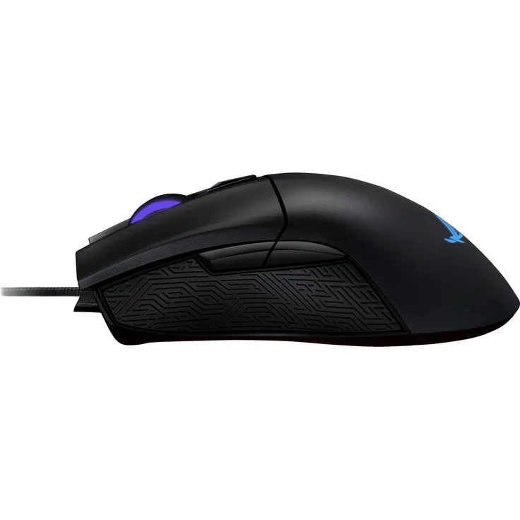 Asus ROG Gladius 2 Origin Gaming Maus (12000 DPI, Aura Sync RGB Unterstützung, ergonomisches Design) stahlgrau – Bild 3