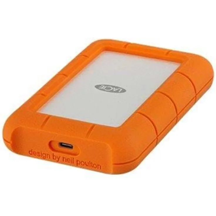 LaCie Rugged USB-C STFR5000800 - Festplatte - 5 TB - extern (tragbar) - USB 3.1 Gen 1 (USB-C Steckverbinder) - mit 2-jähriger Wartungsvertrag für Datenwiederherstellung (STFR5000800) – Bild 2