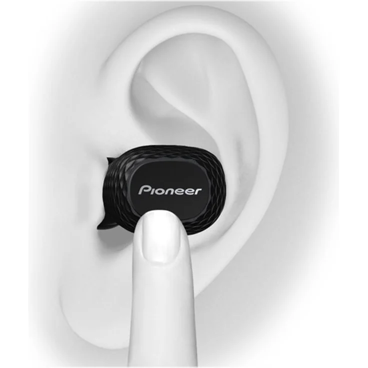 Pioneer SE-C8TW(B) True Wireless In-Ear Kopfhörer (Ohrhörer, Bluetooth, Mikrofon-Freisprechfunktion, 3 Stunden Wiedergabe mit Zusatz Akku in Transportbox, leicht und bequem), Schwarz – Bild 4