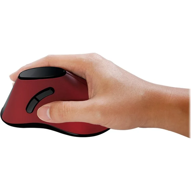 LogiLink ID0159 Ergonomische Vertical-Maus, Funk rot – Bild 4