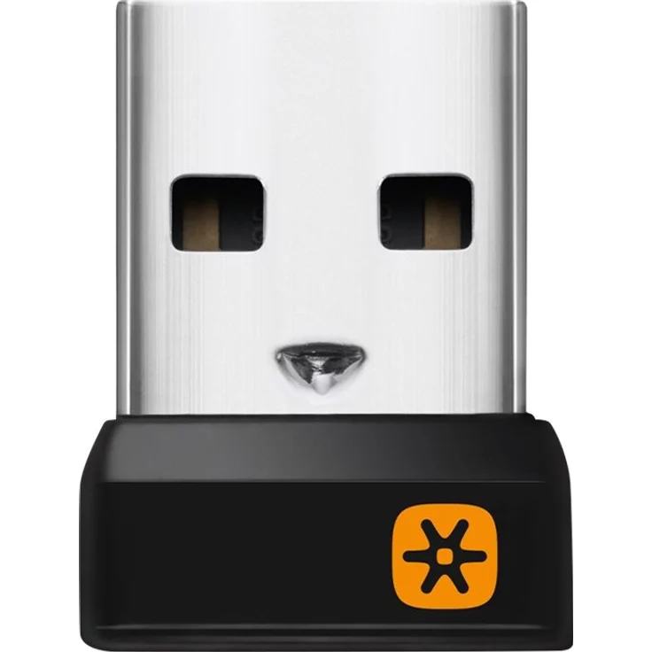 Logitech Unifying USB-Empfänger, Kabellose 2.4 GHz Verbindung, Kompatibel mit Logitech Unifying Mäusen und Tastaturen, Verbindet bis zu 6 Geräte Gleichzeitig, PC-Mac - Schwarz – Bild 2