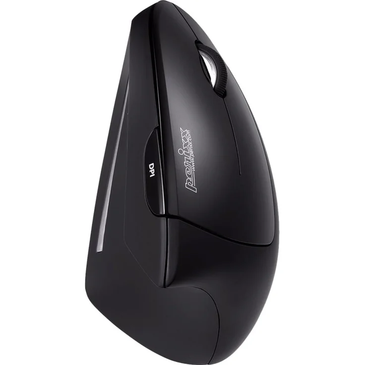 Perixx PERIMI-713 Ergonomische Linkshänder Maus - Vertikales Design - 2,4GHz - 800-1200-1600 DPI – Bild 1
