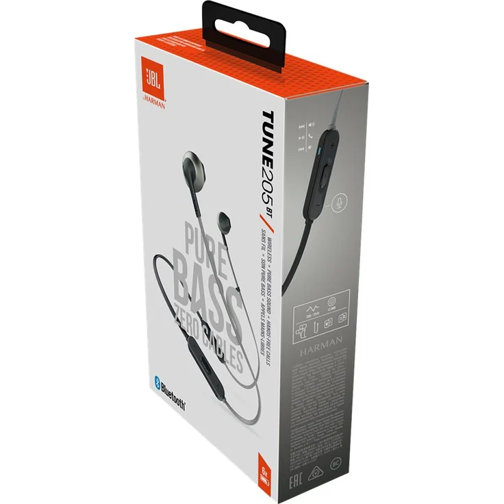 JBL Tune 205BT In-Ear Kopfhörer mit Bluetooth, Mikrofon, schwarz – Bild 6