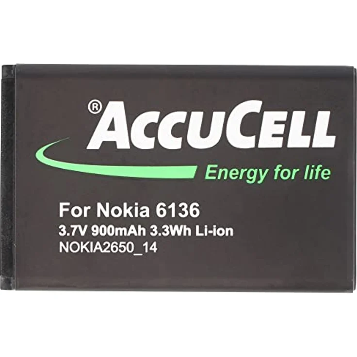 AccuCell Akku für PEAQ PMP300 Seniorentelefon, Großtastentelefon, 3,7V 900mAh, Lithium-Ionen Ersatzakku mit Überladeschutz – Bild 8