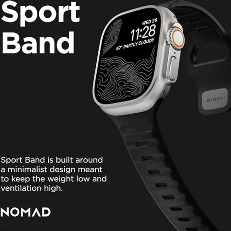 Nomad Sport Strap V2 42-44-45 mm Black – Bild 9