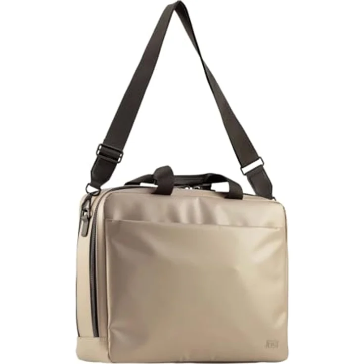 Jost Tolja Aktentasche 38 cm, mit Laptopfach, grau, 100% Polyurethan – Bild 5