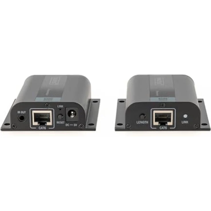 DIGITUS Professional DS-55100-1 - HDMI Extender - Full HD - Set (Sender-Empfänger) - nur 1 Netzteil erforderlich - bis zu 50 m Reichweite - Patchkabel (Cat 6, Cat 6A, Cat 7) - schwarz – Bild 7