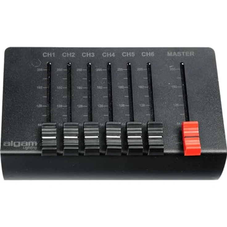 Algam Lighting DMX6 PLUS, 6-Kanal wiederaufladbarer Lichtmischer mit Wireless-DMX, 10 Stunden Autonomie – Bild 2