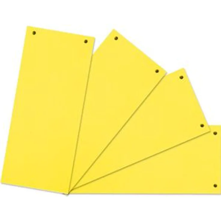 Exacompta Trennstreifen 13425B Forever, gelb, 24 x 10,5 cm, 180g/m² Karton, 100 Stück