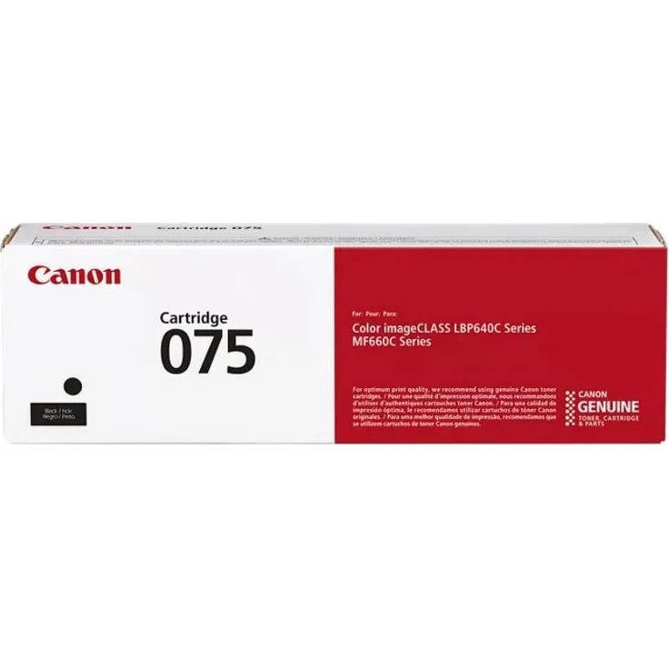 Canon Toner Cartridge 075 BK, schwarzer Toner für hohe Druckqualität – Bild 1