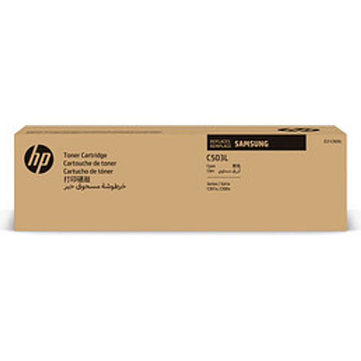 HP CLT-C503L (SU014A) cyan Toner, Originaler Toner mit einer Reichweite von 5.000 Seiten