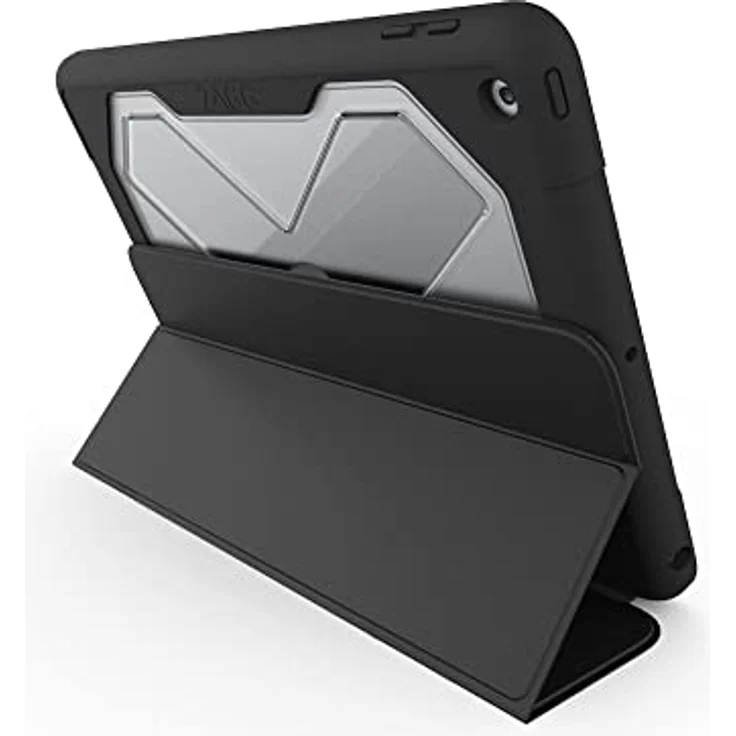 ZAGG Rugged Messenger Protective Case für iPad 10.2 Zoll, strapazierfähig, stoßfest, Portfolio, Schwarz – Bild 2
