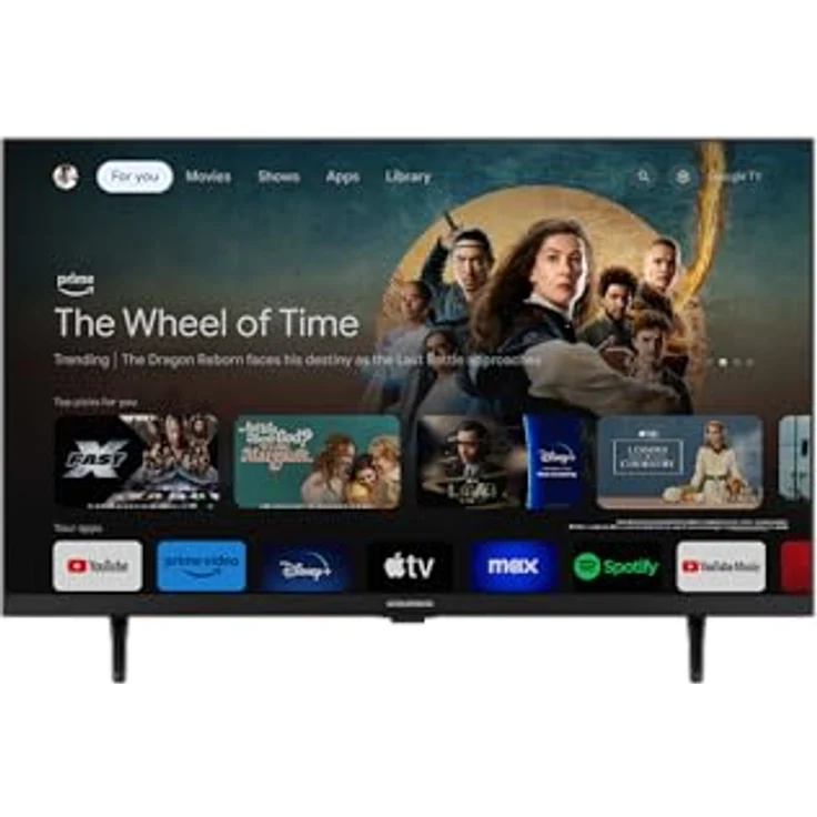 GRUNDIG 32 VOE 64 Fernseher 32 Zoll (80 cm) LED TV, Google TV, HD Ready, Dolby Digital, Magic Fidelity, Chromecast Built-in, Bluetooth, Smart TV, Sprachsteuerung, Schwarz – Bild 5