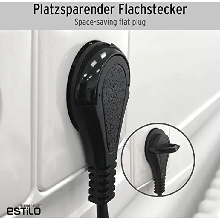 Brennenstuhl 1150290 Tischsteckdose 1 Stück Anthrazit, Grau Flachstecker 1St. – Bild 5