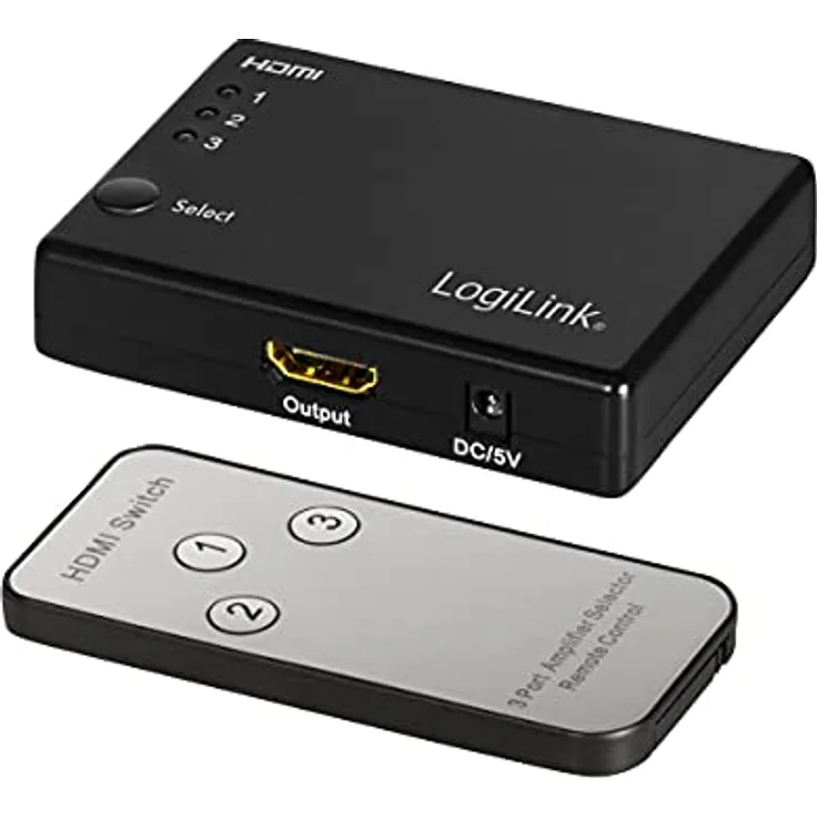 LogiLink HD0042 - HDMI-Switch, 3x1-Port, 1080p/60 Hz