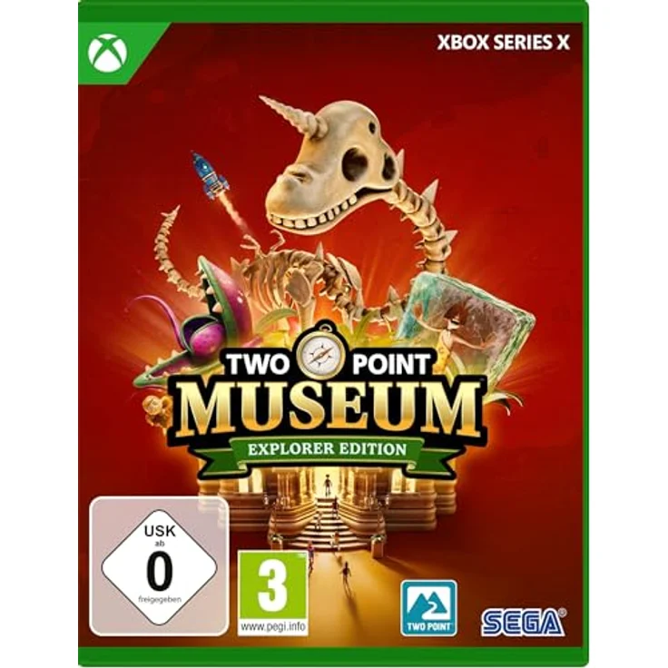 SEGA Two Point Museum - Explorer Edition (Xbox Series X), Dekorative Objekte, exklusive Ausstellungsstücke und Events, Farbe: N/A – Bild 1