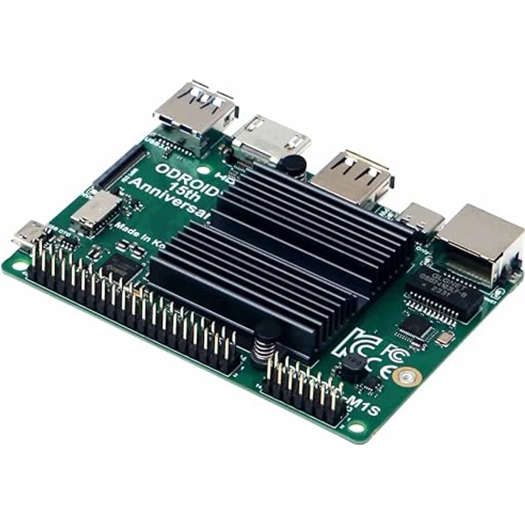 Odroid ODROID-M1S Einplatinen-Computer, ARM Cortex-A55 Quad-Core, 4 GB RAM, 64 GB eMMC, schlanker Formfaktor, hohe Energieeffizienz – Bild 2