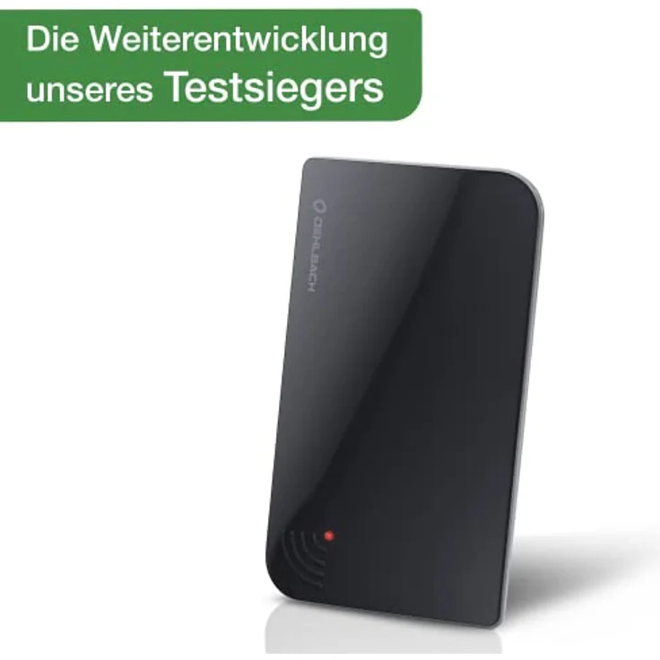 Oehlbach Scope Vision 5G DVB-T2 HD Antenne - Digitale Zimmerantenne - Aktiv DVB-T2 Verstärker - Nachfolger unseres Testsiegers - Jetzt mit 5G Filter, Schwarz – Bild 3
