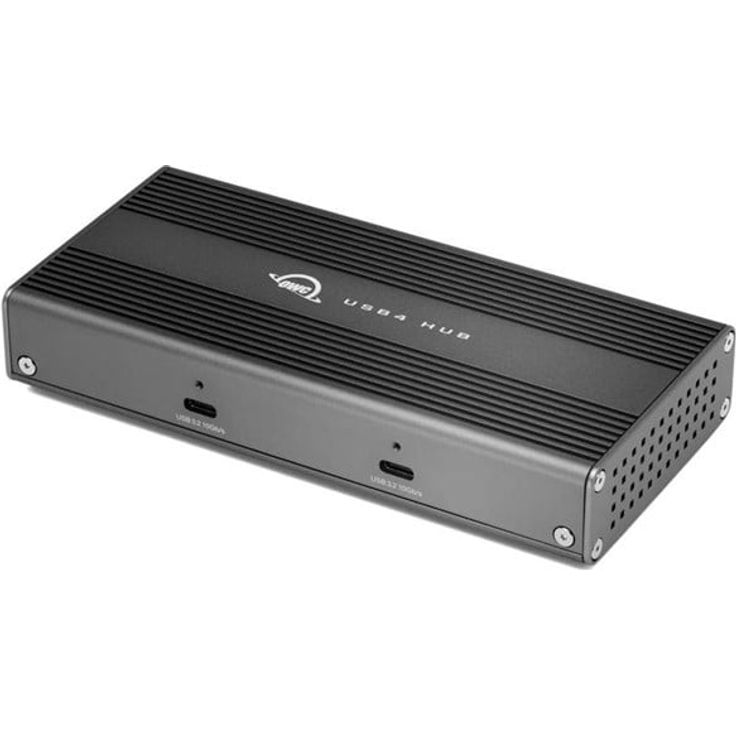 OWC USB 4.0 Hub, 6-Port USB-Hub mit Full USB4 Speed, Grau