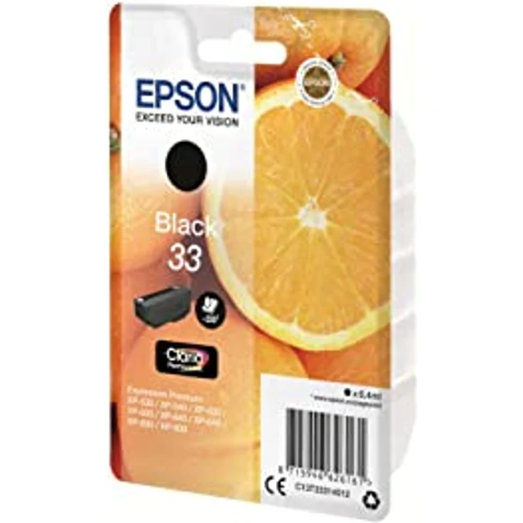 Epson Original 33 Tinte Orange (XP-530 XP-630 XP-635 XP-830 XP-540 XP-640 XP-645 XP-900 XP-7100) schwarz – Bild 3