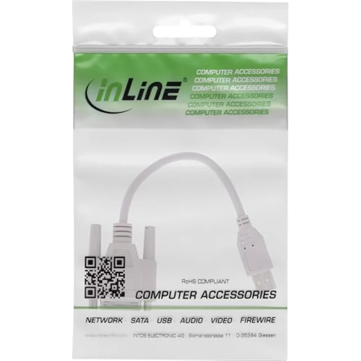 InLine 33101 USB Adapter Kabel, USB Stecker A auf 15pol Buchse – Bild 3