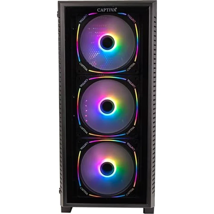 Captiva Advanced Gaming R91-526, Desktop-PC mit AMD Ryzen 7 5700X, 32GB DDR4 RAM, NVIDIA GeForce RTX 5060 8GB, 1TB SSD, Windows 11 Home, RGB-Beleuchtung – Bild 2