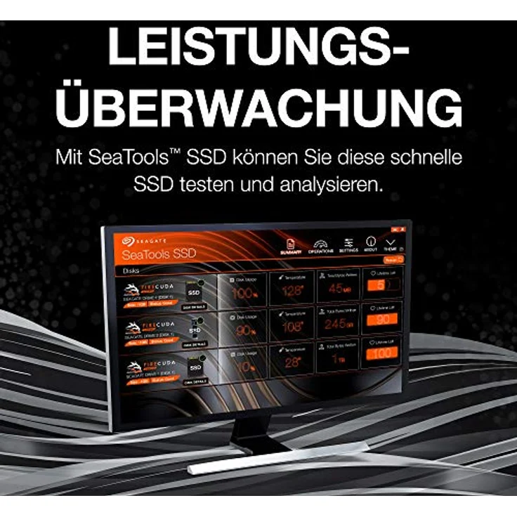 Seagate FireCuda 120 ZA2000GM1A001 - Solid-State-Disk - 2 TB - intern - 2.5 Zoll (6.4 cm) - SATA 6Gb/s (ZA2000GM1A001) – Bild 6