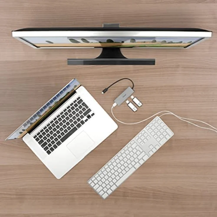 Hama USB-C-Hub 4 Ports USB 3.2 10 Gbit-s Plug & Play PC Notebook Aluminium (00200105) – Bild 6