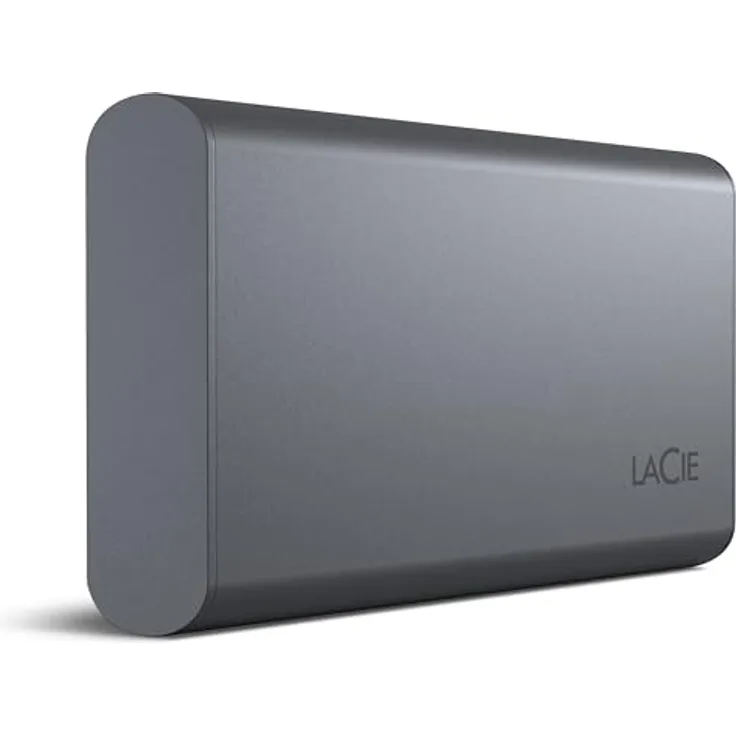 LaCie Mobile SSD Secure 1TB, USB 3.1 Type C, Rescue SED, Space Gray, Inkl. Rescue Service