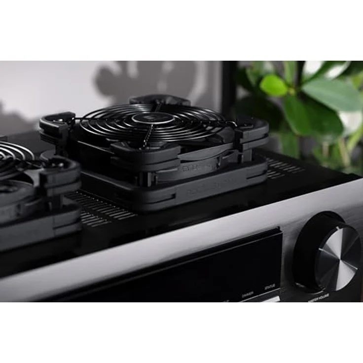 Noctua NV-FS2, Gehäuselüfter-Set mit NF-A12x25 120mm Lüfter, Anti-Vibrations-Dichtlippe, Lüftergitter und Geschwindigkeitsregler (Schwarz) – Bild 3