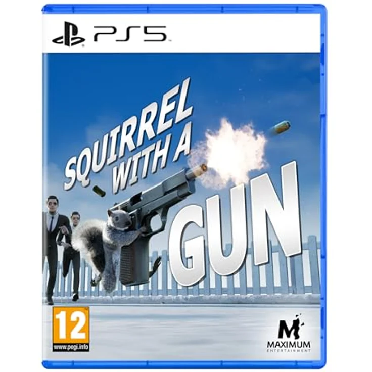 Maximum Entertainment Eichhörnchen mit Pistole (PS5), Sandkasten-Shooter und Puzzle-Plattformer, goldene Eicheln sammeln, Elite-Bosse besiegen, Cosmetika freischalten, flauschiger Freund im Chaos. – Bild 1