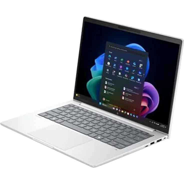 HP EliteBook 8 G1a, 14 Zoll Notebook mit AMD Ryzen AI 7 350, 64 GB RAM, 1 TB SSD, WUXGA, Silber – Bild 2