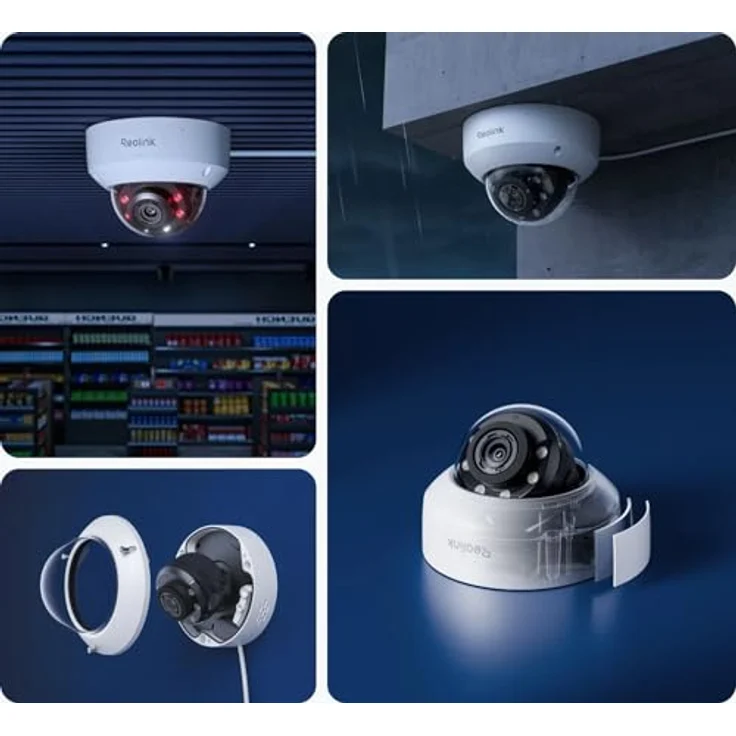 Reolink RP-PCV8MZ, Vandalismusgeschützte 8 MP PoE Dome Überwachungskamera mit 5-fach optischem Zoom, 4K und ReoNeura KI Technologie – Bild 6