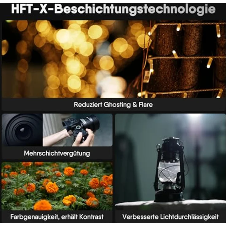 Rollei AF 85 mm F/1.8 Vollformat Objektiv für Sony FE mit STM-Autofokus, Vollmetall Gehäuse, 477g, kompatibel mit FX30/ZV-E10/A6000-A6700/A5000/A5100 und ZV-E1/FX3/A1/A1II/A9/A7 Series – Bild 4