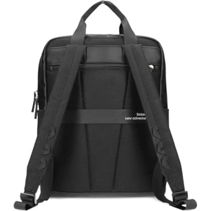Zwei Laptoprucksack Lou LUR160, 10L mit gepolstertem Laptopfach und abnehmbarer Umhängetasche, schwarz – Bild 3