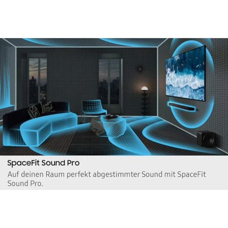 Samsung HW-Q810GF Q-Soundbar, 5.1.2-Kanal Soundbar mit kabellosem Dolby Atmos, DTS:X, Bluetooth, WLAN und SpaceFit Sound – Bild 8