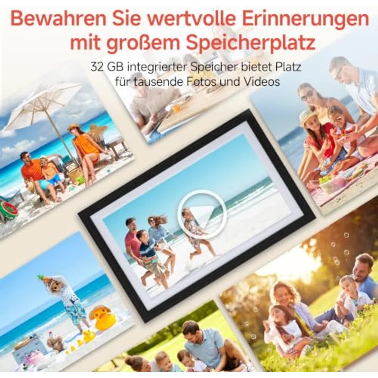 Rollei Frameo Digitaler Bilderrahmen 21,5 Zoll, WLAN, 32 GB, IPS-Display mit Kalenderfunktion und flexibler Übertragung – Bild 4