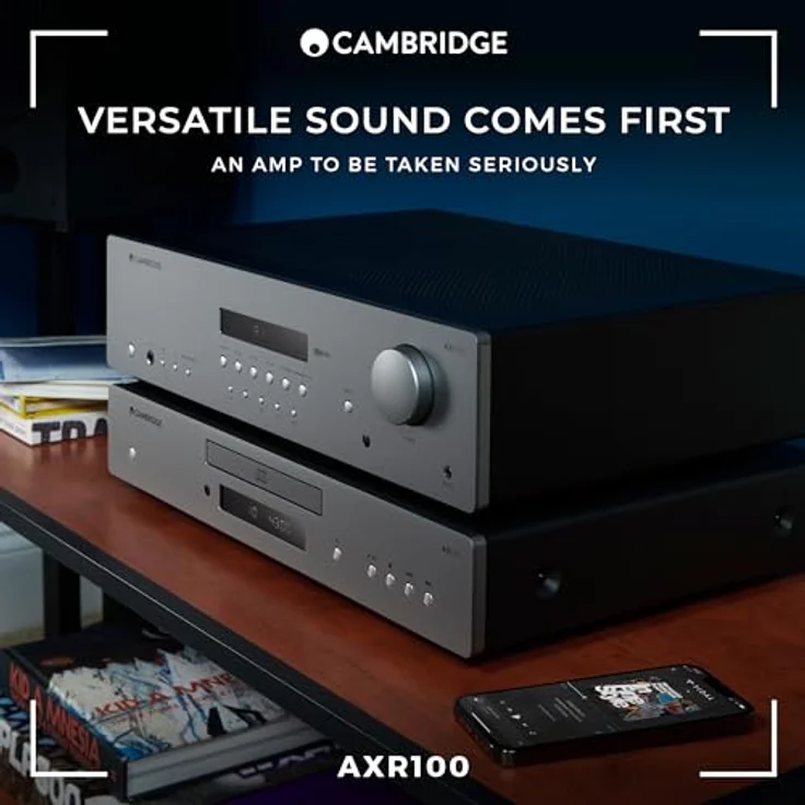Cambridge AXR 100 Receiver Lunar Grey Stereoreceiver #5055300418104 – Bild 4