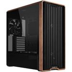 Lian Li Lancool 217 Midi-Tower Gehäuse, ATX mit Tempered Glass, schwarz, hervorragender Airflow, fünf PWM-Lüfter, integriertes Kabelmanagement